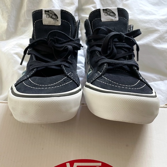 NIB VANS Sk8-Hi x SUPREME Blue Hole Punch Denim 2020 Size 9.5 - Picture 8 of 16